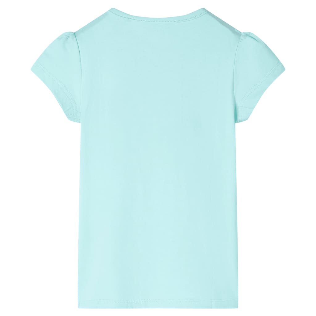 Vidaxl Child's Shirt 140 Light Sea Blue