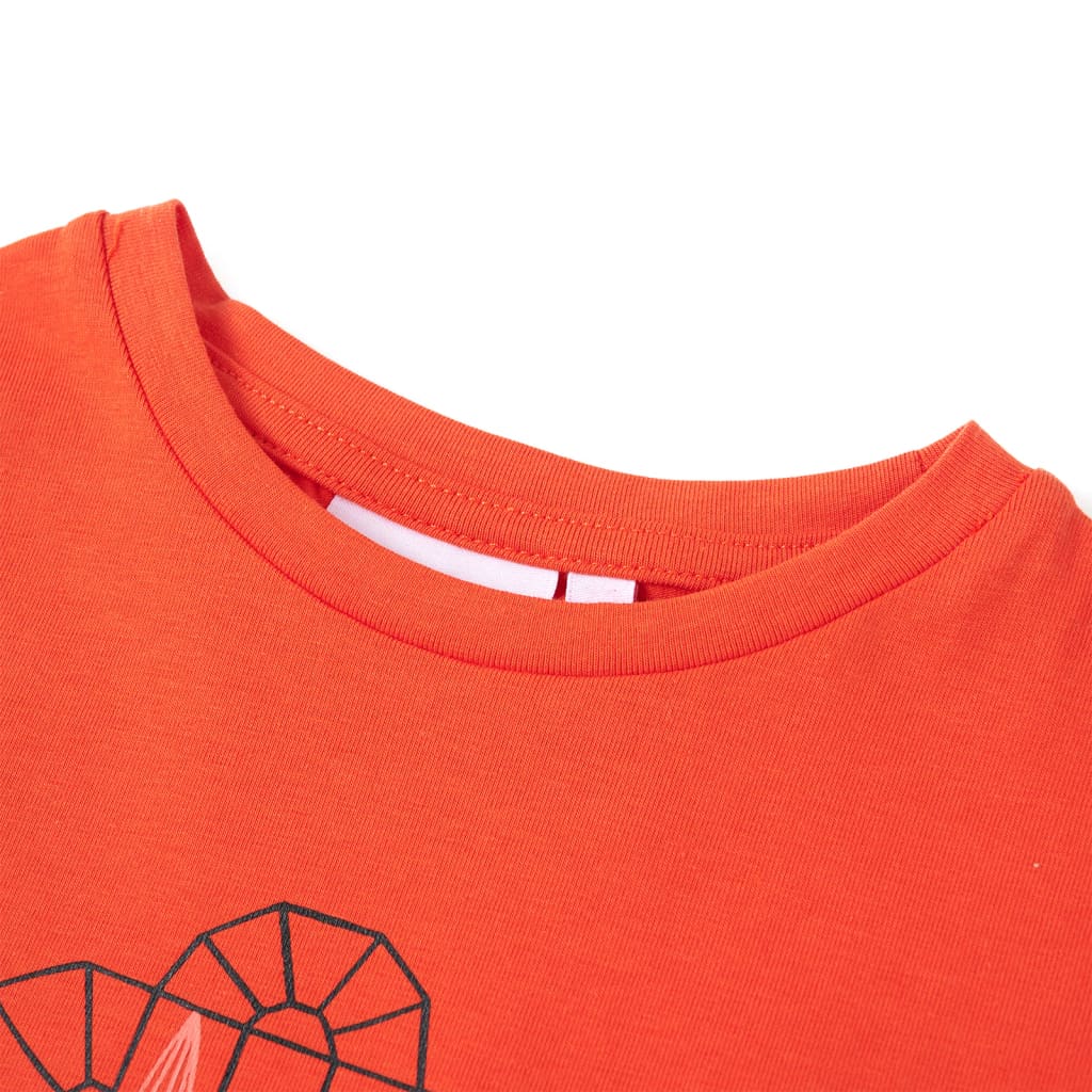Vidaxl Child's Shirt 140 Donkeroranje