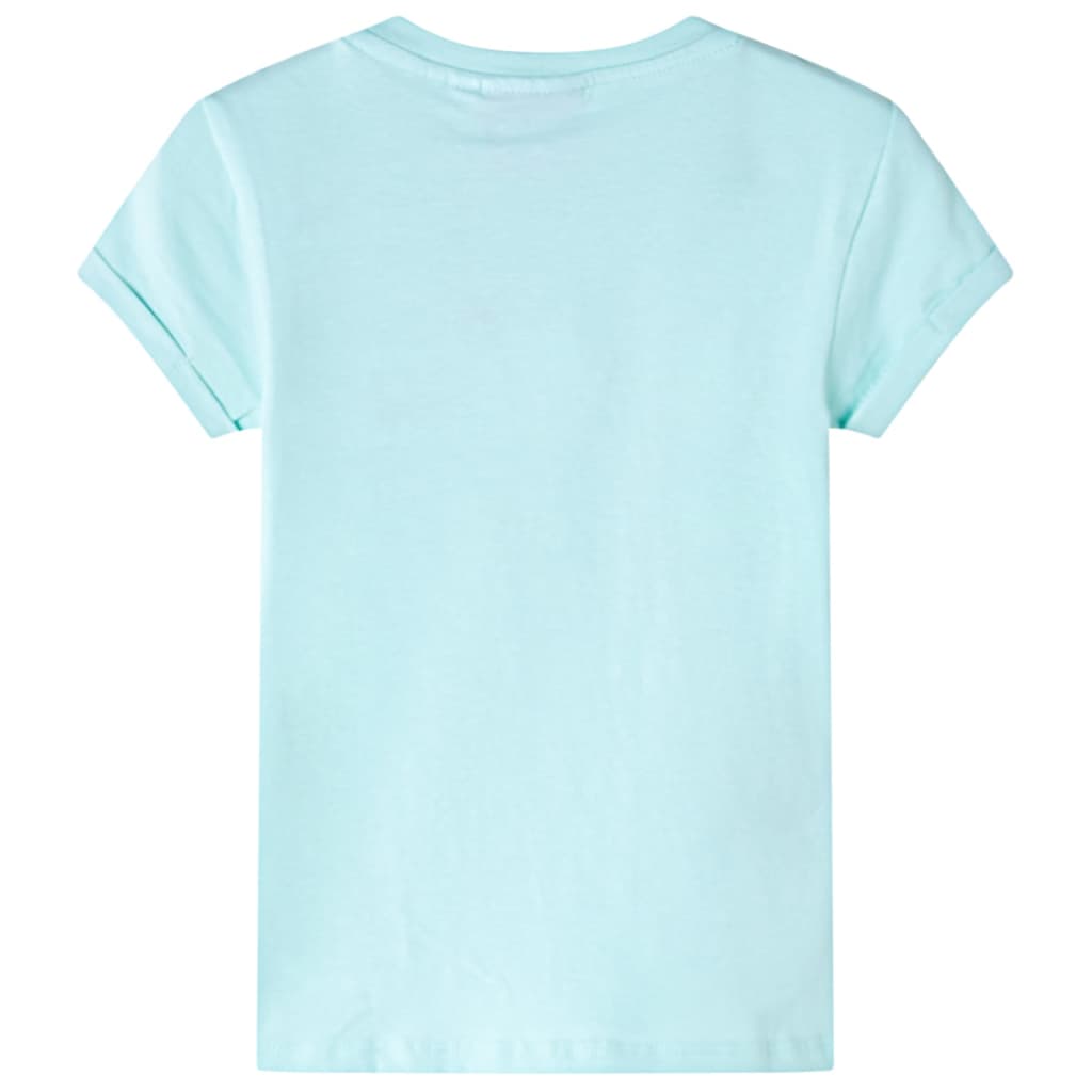 Vidaxl Child's Shirt 104 Light Sea Blue