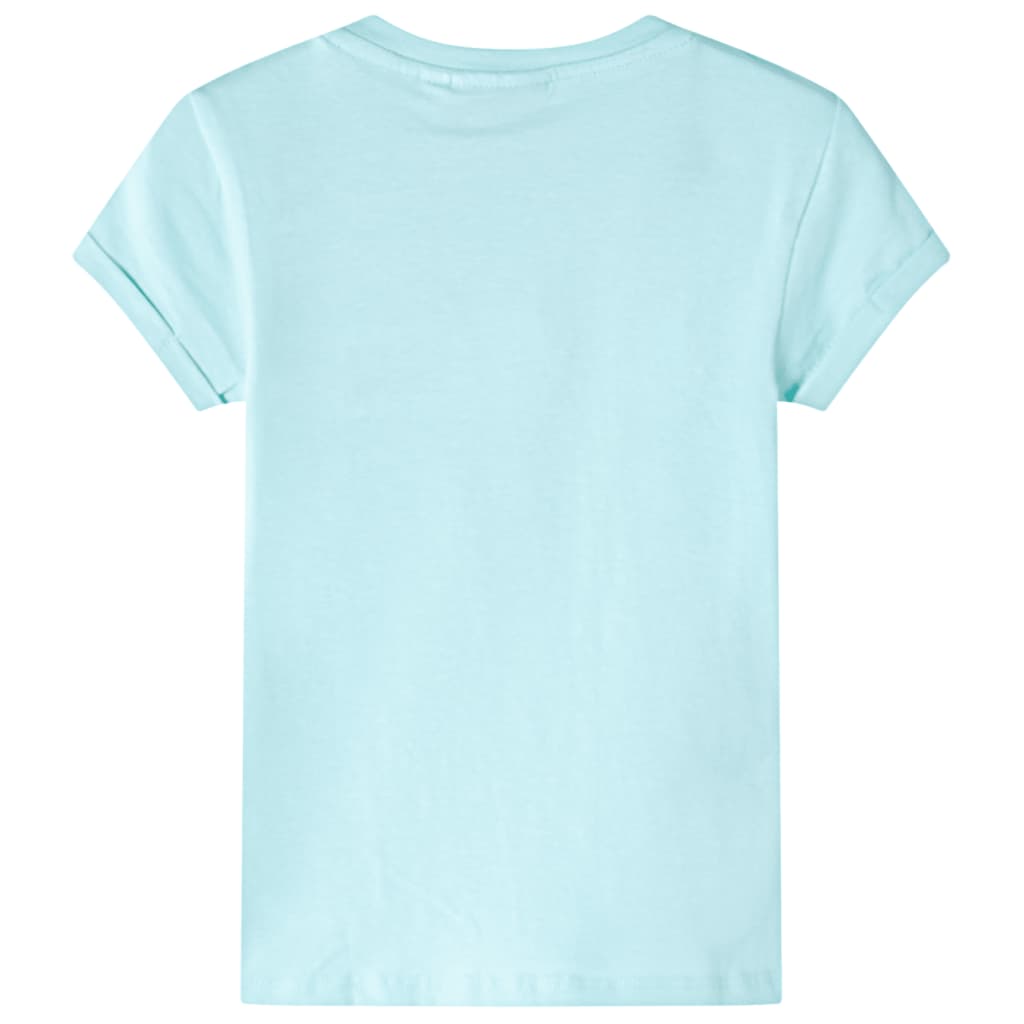 Vidaxl Child's Shirt 116 Light Sea Blue
