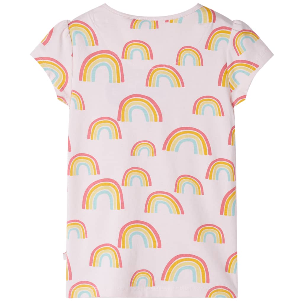 Vidaxl Pyjamas pour enfants avec des manches courtes 140 rose doux