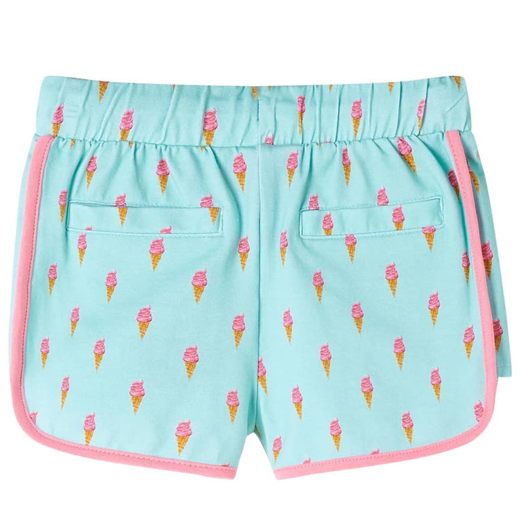 Short pour enfants vidaxl avec Trekoord 128 Light Mint -Colored