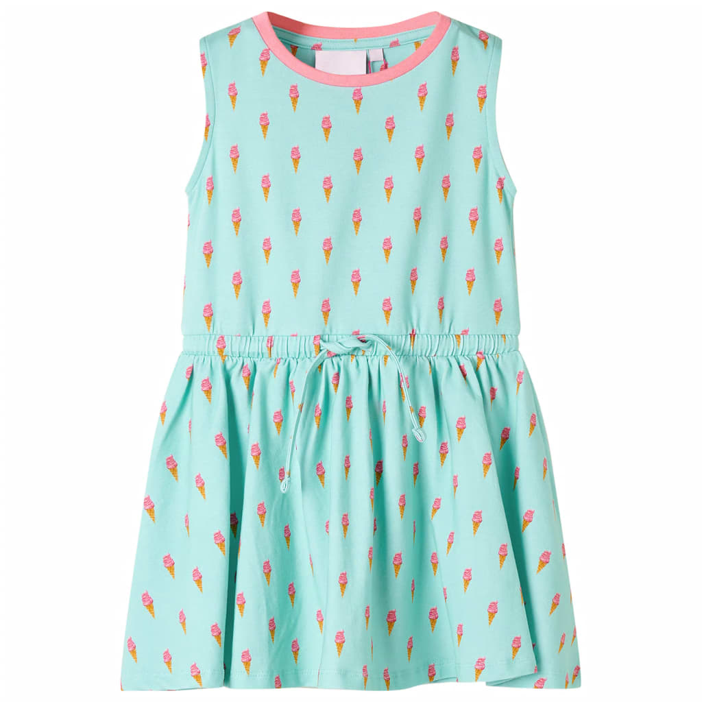 Vidaxl Children's Robe avec cordon 92 Light Mint
