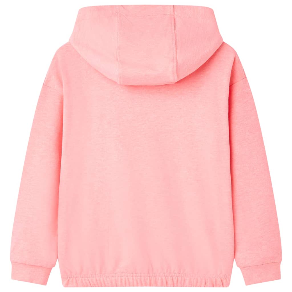 Pull pour enfants vidaxl avec capuche 104 rose vif