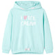 Pull pour enfants vidaxl avec capuche 128 bleu de mer clair