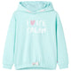 Pull pour enfants vidaxl avec capuche 140 bleu de mer clair