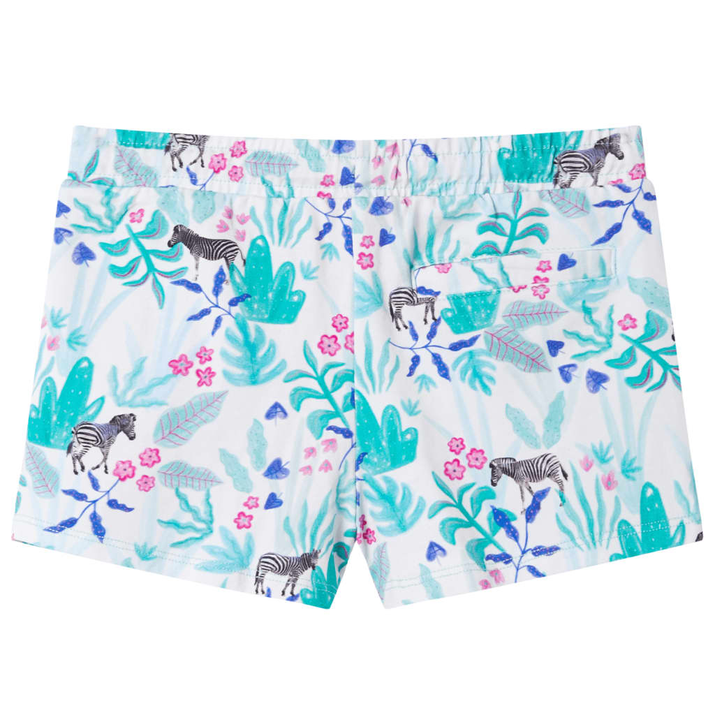 Short pour enfants Vidaxl avec Trekoord 140 Ecru et Dark Mint
