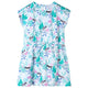 Vidaxl Robe pour enfants 116 Ecru et Dark Mint Colored