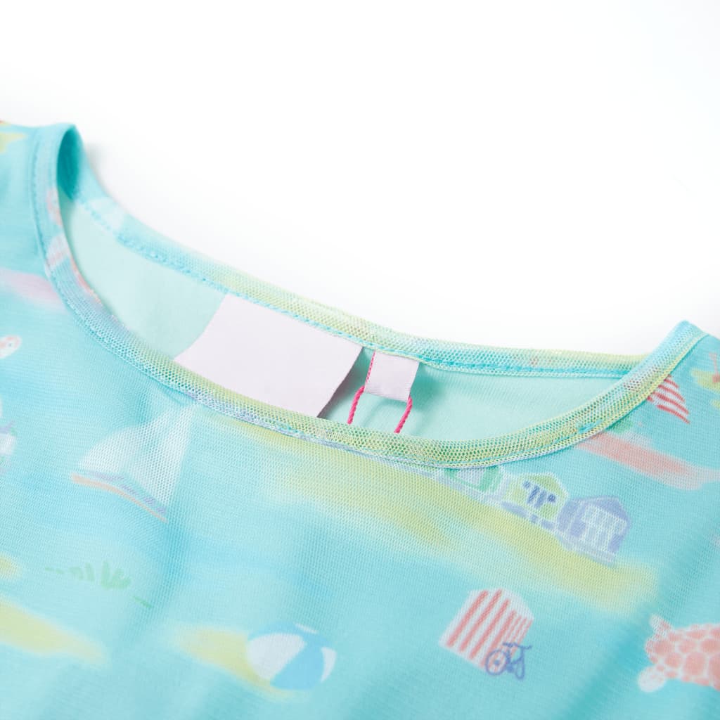 Vidaxl Children's Robe 92 Light Aqua -Colored