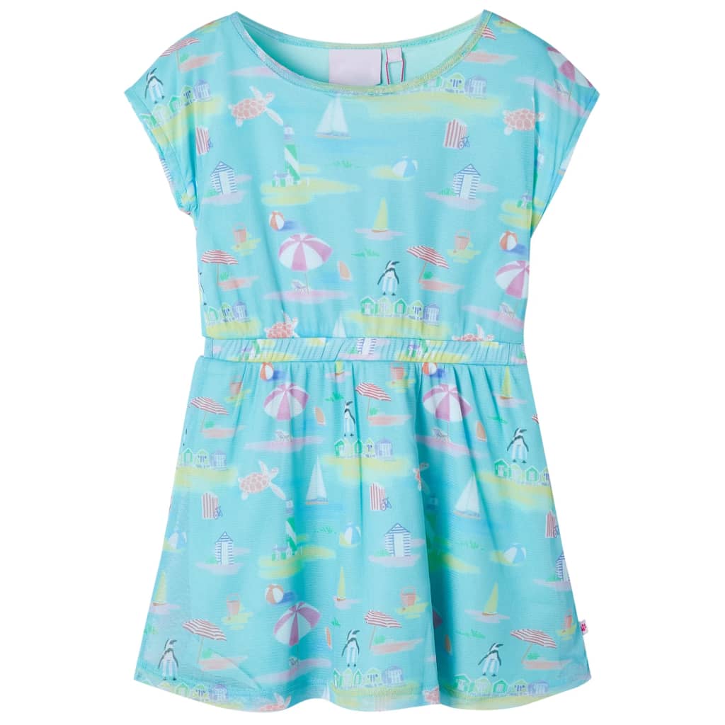 Vidaxl Robe pour enfants 104 bleu de mer clair