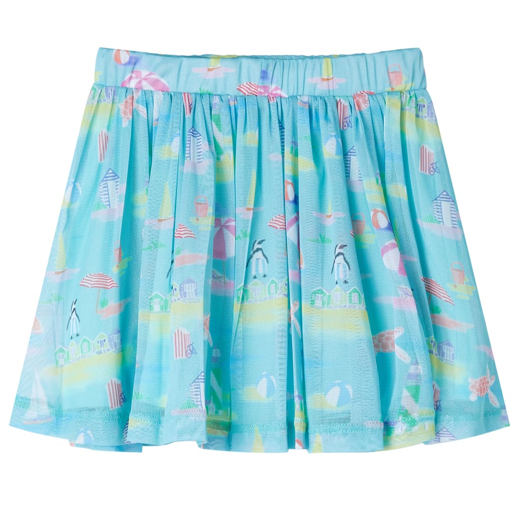 La jupe pour enfants Vidaxl pliée 92 Light Aqua Bright