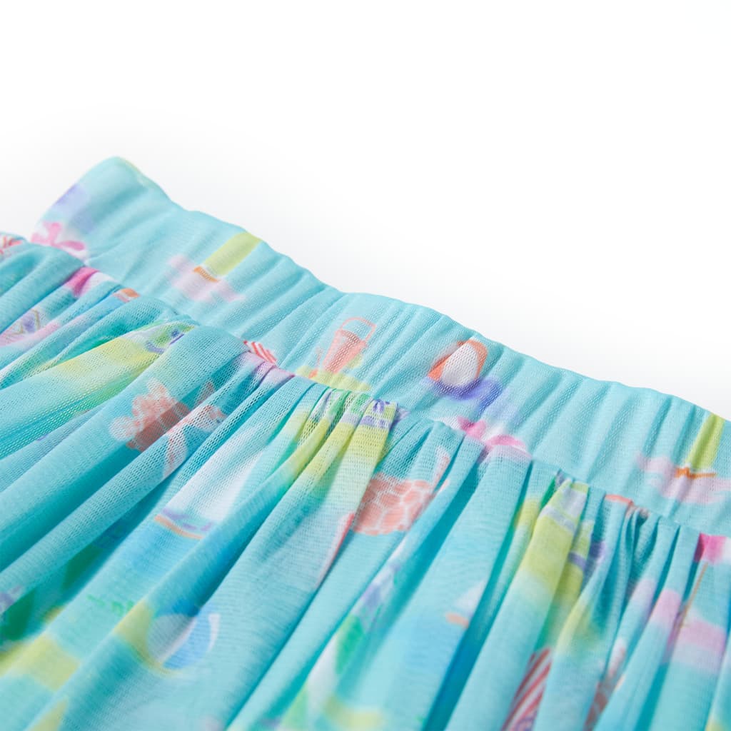 La jupe pour enfants Vidaxl pliée 92 Light Aqua Bright