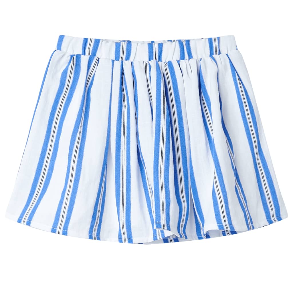 Vidaxl Jupe pour enfants 92 Cobalt Bleu et blanc