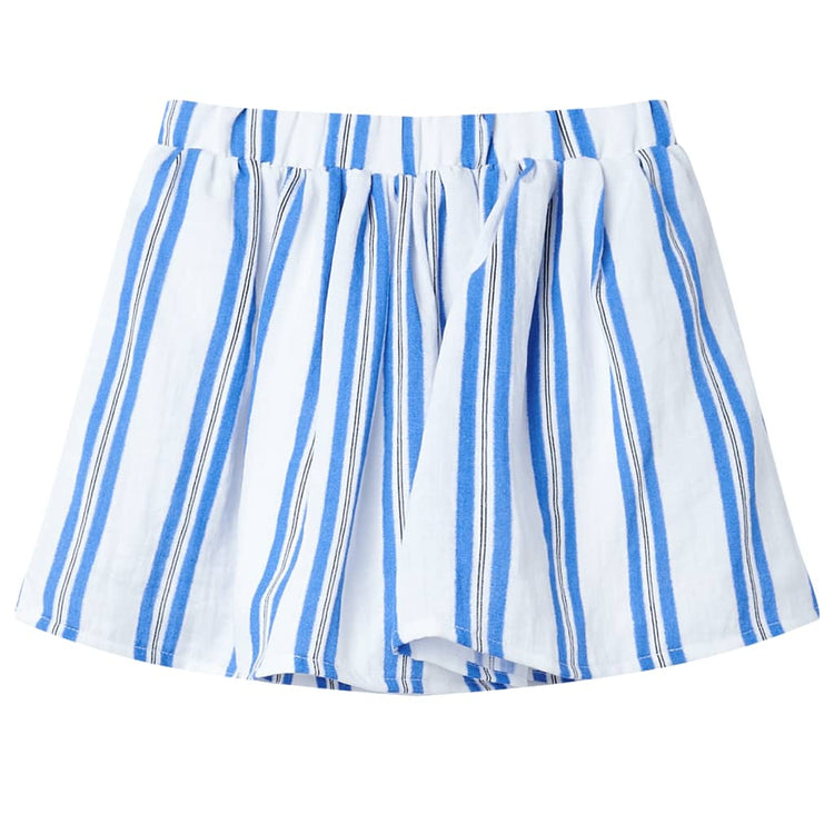 Vidaxl Jupe pour enfants 104 Cobalt bleu et blanc