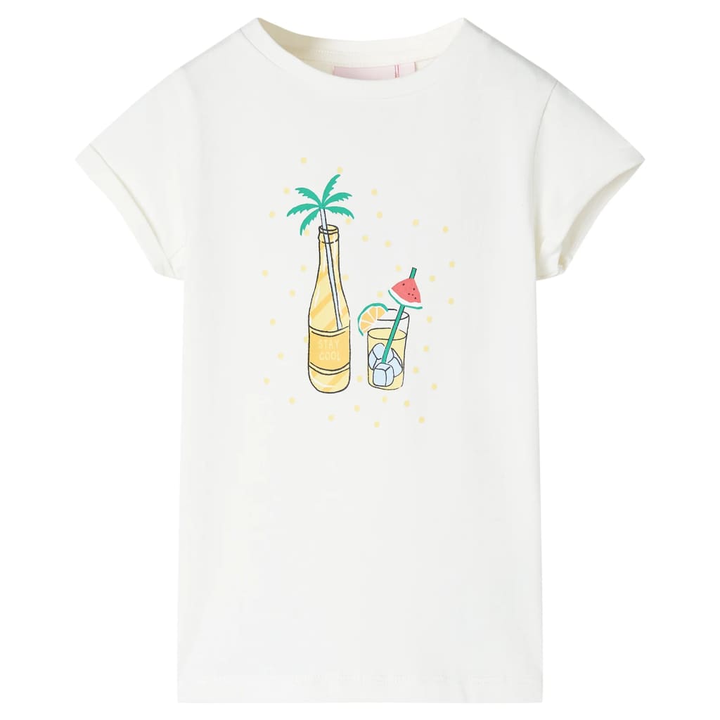Vidaxl Child's Shirt 104 Ecru