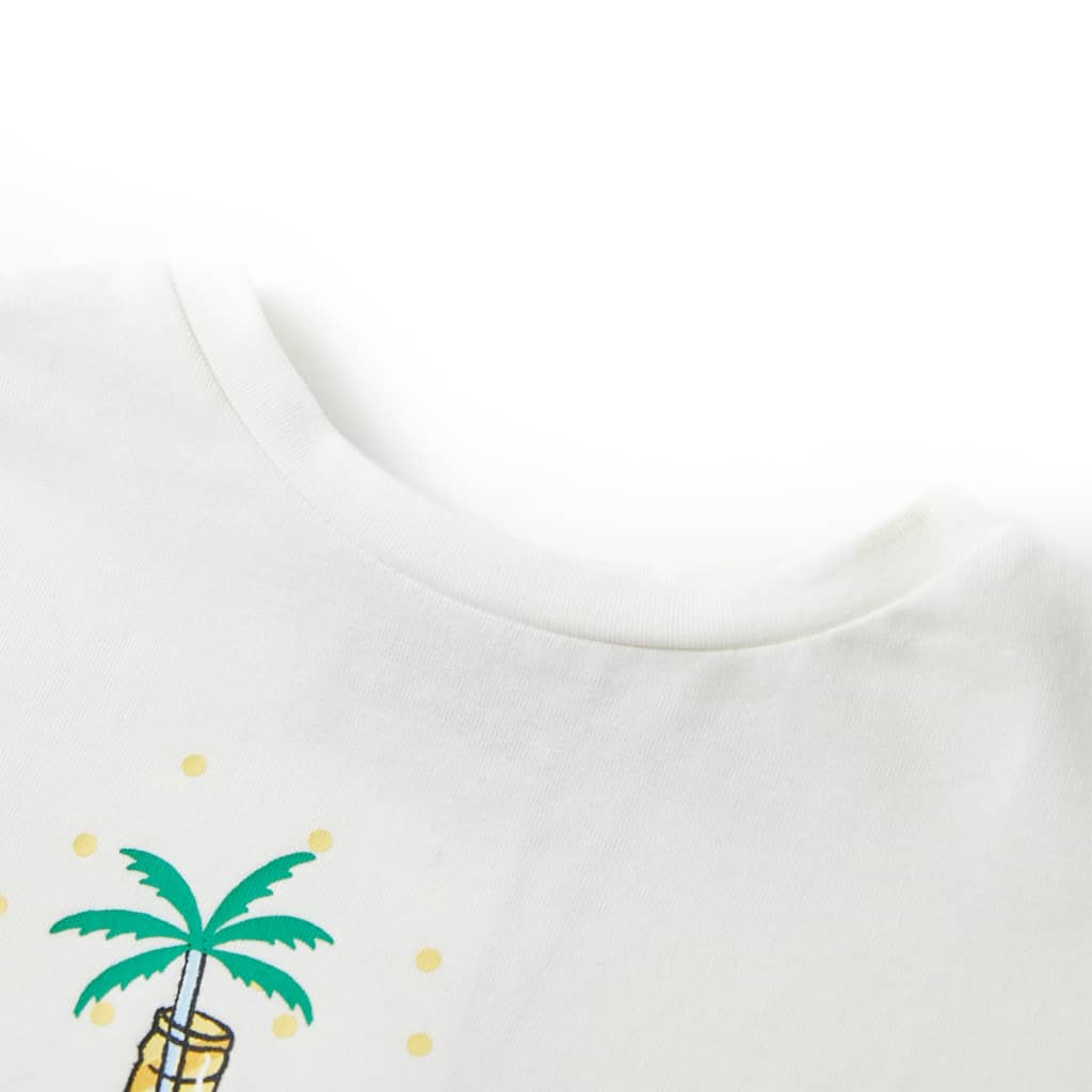 Vidaxl Child's Shirt 116 Ecru