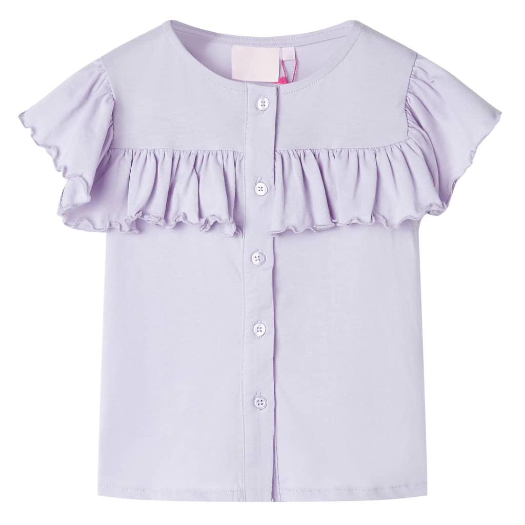 Vidaxl Child's Shirt 140 Lilac