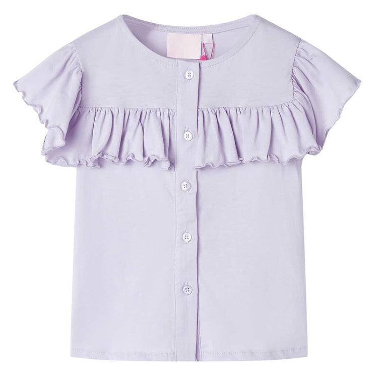 Vidaxl Child's Shirt 140 Lilac