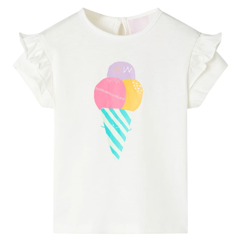 Vidaxl Child's Shirt 104 Ecru