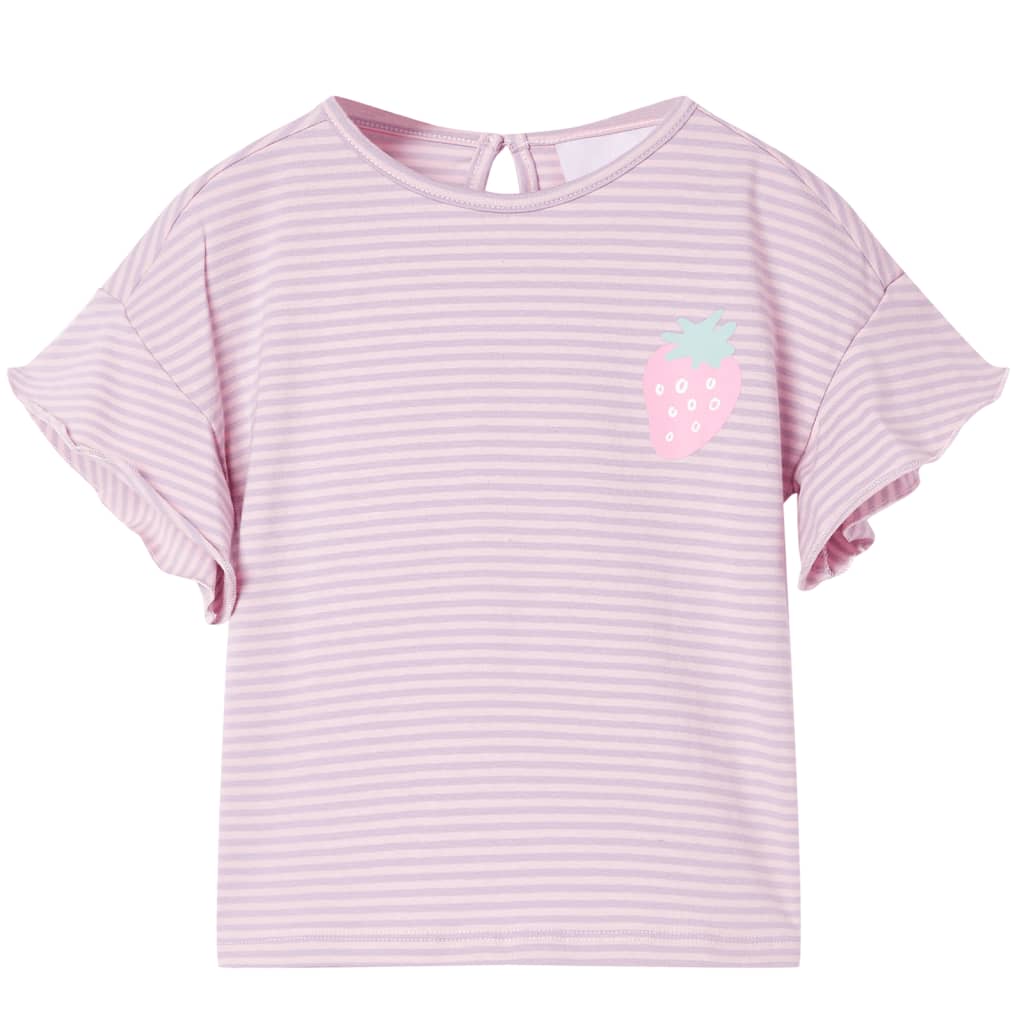 Vidaxl Children's Shirt with Ruffles 92 Lila