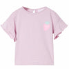 Vidaxl Children's Shirt with Ruffles 128 Lilac