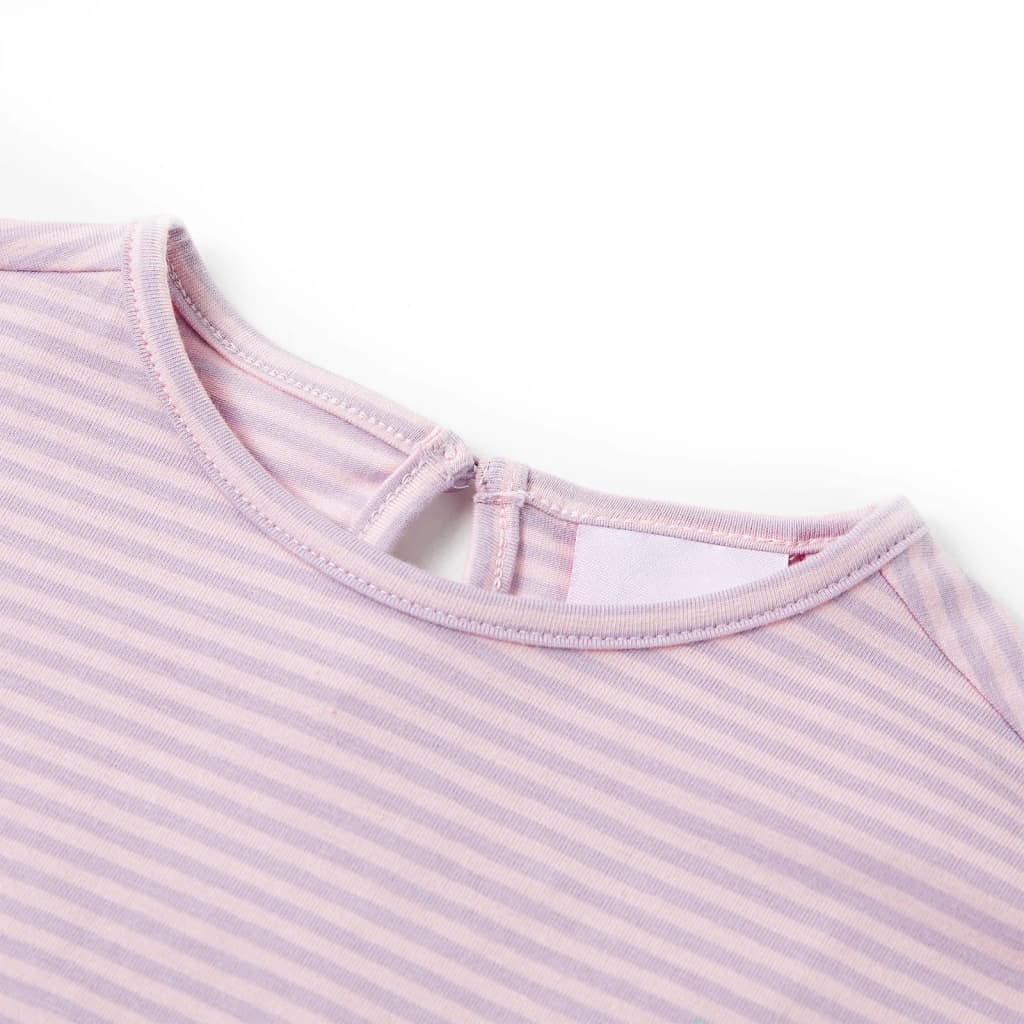 Vidaxl Children's Shirt with Ruffles 128 Lilac