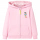 Vidaxl gilet pour enfants avec capuche et zits 92 rose vif
