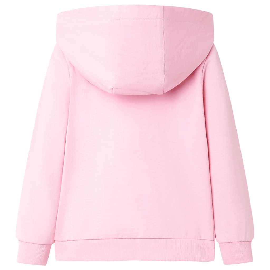 Vidaxl gilet pour enfants avec capuche et zits 92 rose vif