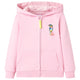 Vidaxl gilet pour enfants avec capuche et fermeture à glissière 104 rose vif