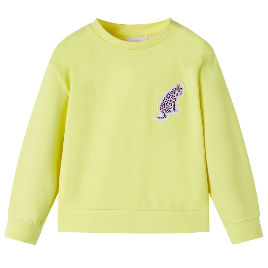 Pull pour enfants Vidaxl 116 jaune