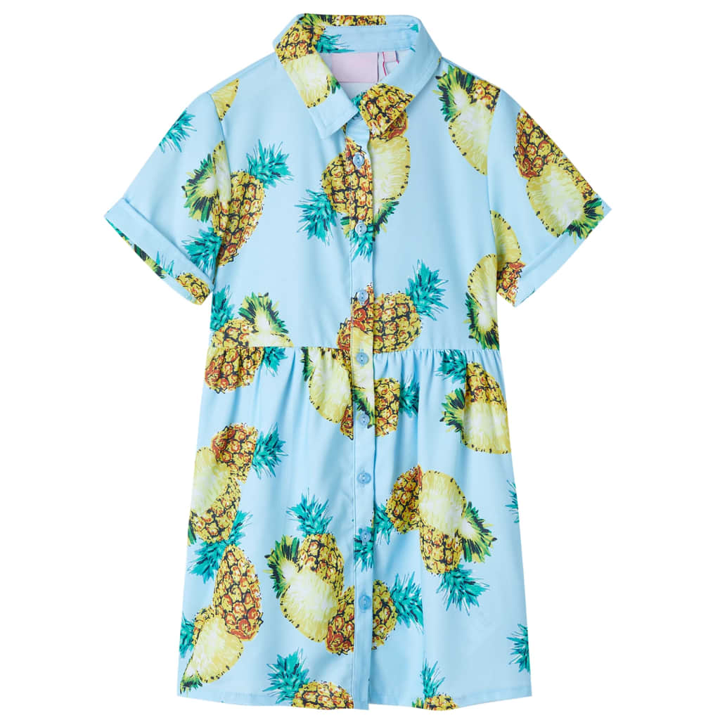 Vidaxl Robe pour enfants 92 bleu