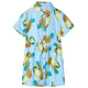 Vidaxl Robe pour enfants 140 bleu
