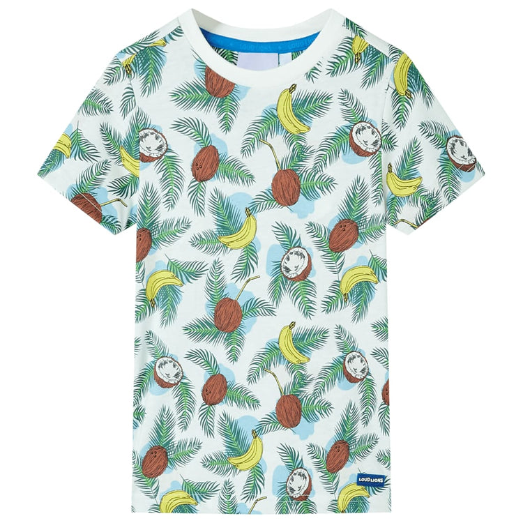 Vidaxl Children's Shirt avec manches courtes 92 multi-colorants