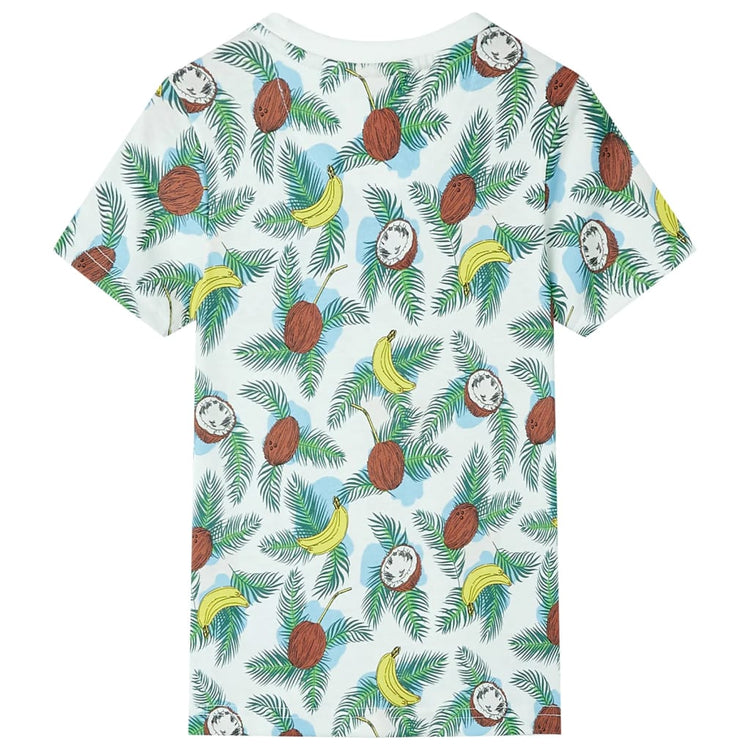 Vidaxl Children's Shirt avec manches courtes 92 multi-colorants