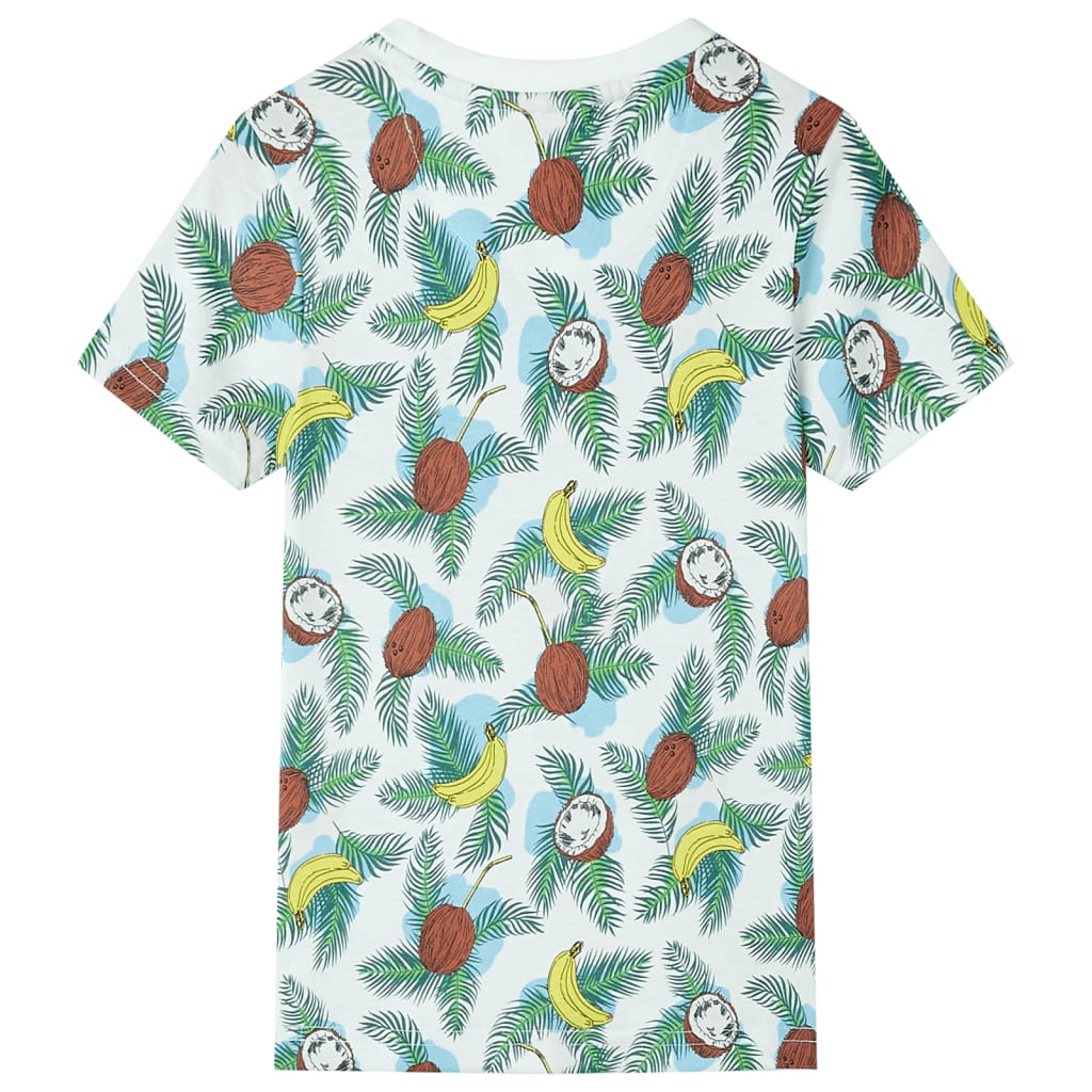 Vidaxl Children's Shirt avec manches courtes 128 multi-colorants