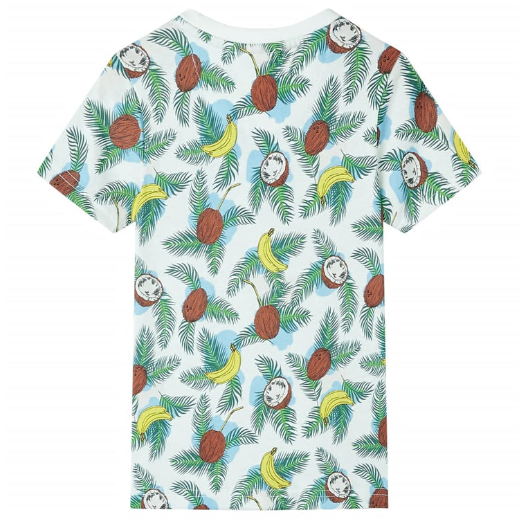 Vidaxl Children's Shirt avec manches courtes 140 multi-colorants