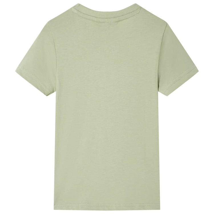 Vidaxl Child's Shirt avec manches courtes 92 Light Kakikientig