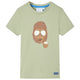 Vidaxl Child's Shirt avec manches courtes 116 Light Kakikentig