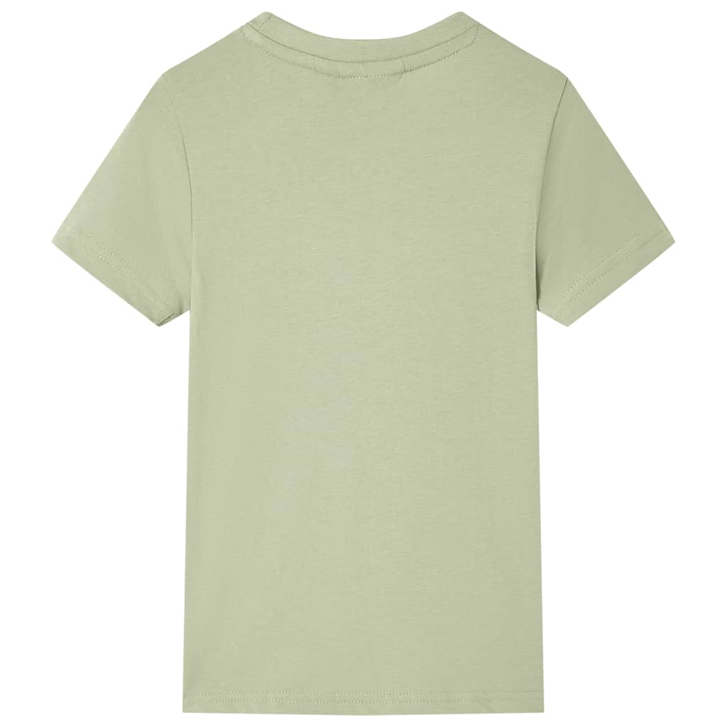 Vidaxl Child's Shirt avec manches courtes 116 Light Kakikentig