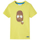 Chemise pour enfants vidaxl avec manches courtes 92 jaune