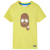 Vidaxl Child's Shirt avec manches courtes 128 jaune