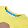 Vidaxl Child's Shirt avec manches courtes 128 jaune