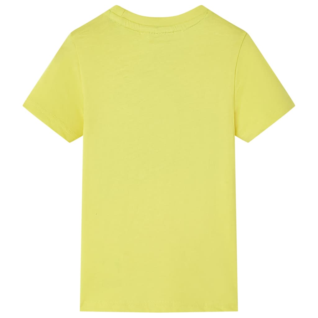 Vidaxl Child's Shirt avec manches courtes 140 jaune