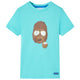 Vidaxl Child's Shirt avec manches courtes 140 bleu de mer