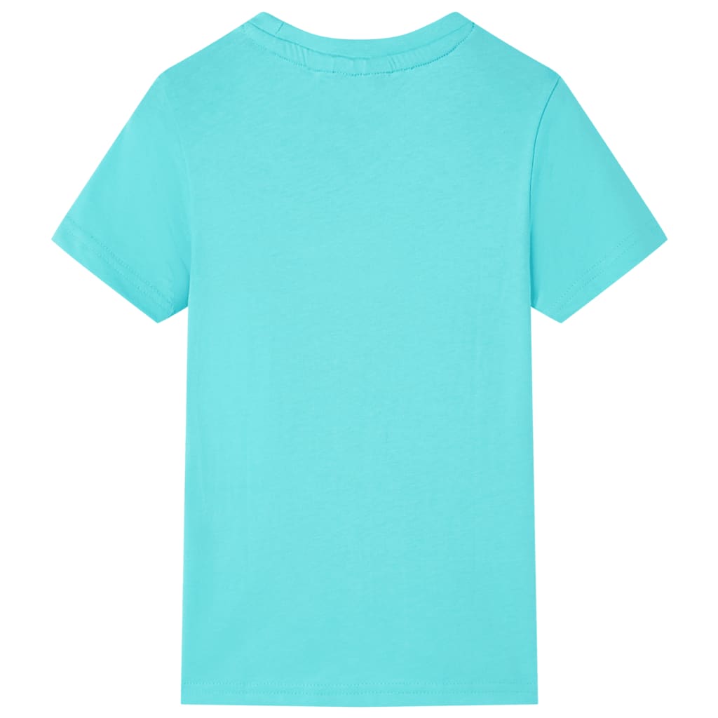 Vidaxl Child's Shirt avec manches courtes 140 bleu de mer