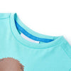 Vidaxl Child's Shirt avec manches courtes 140 bleu de mer