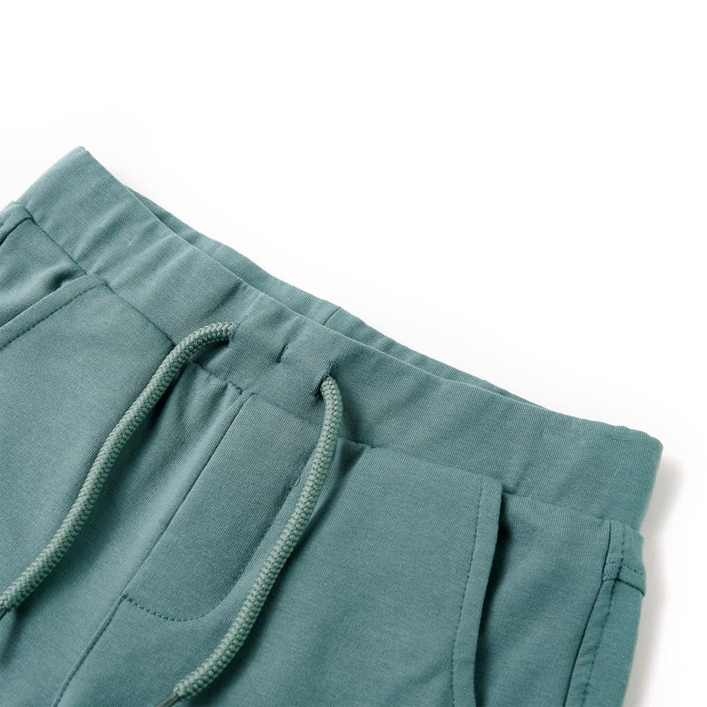 Vidaxl Short pour enfants avec Trekkoord 128 Oudpetrol