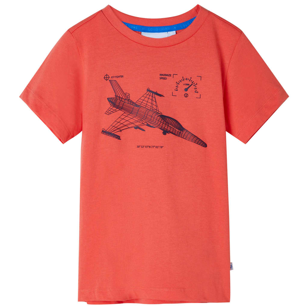 Vidaxl Child's Shirt 104 rouge clair