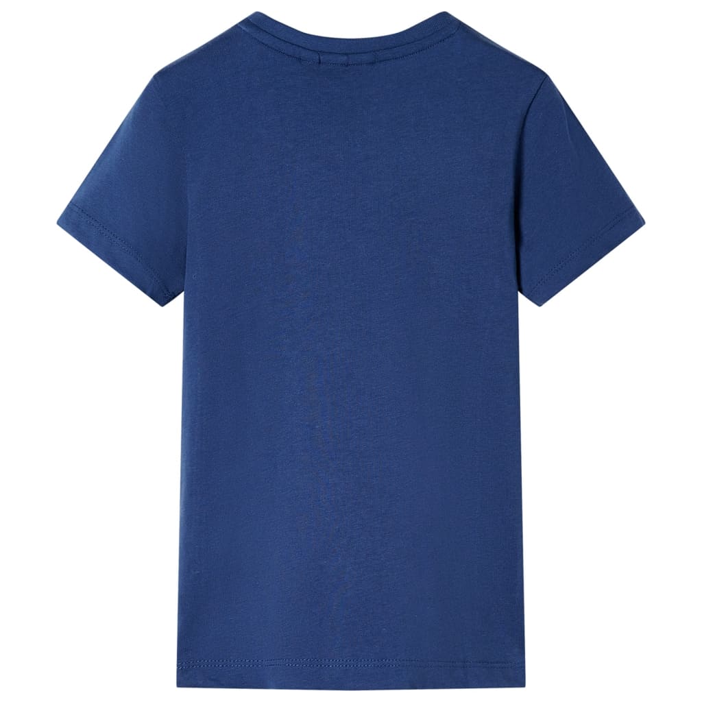 Vidaxl Child's Shirt 128 Bleu foncé