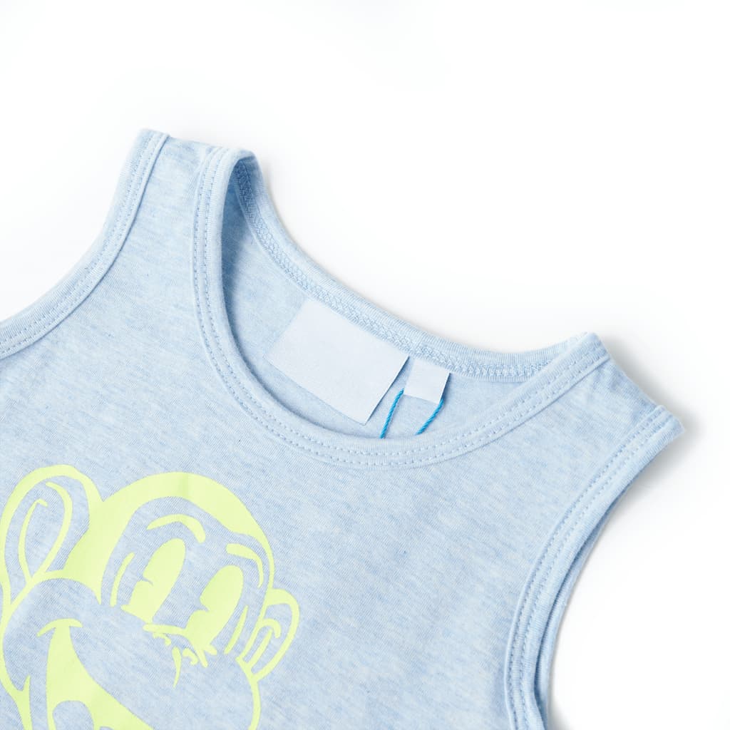 Vidaxl Children's Top 92 mélangé bleu doux